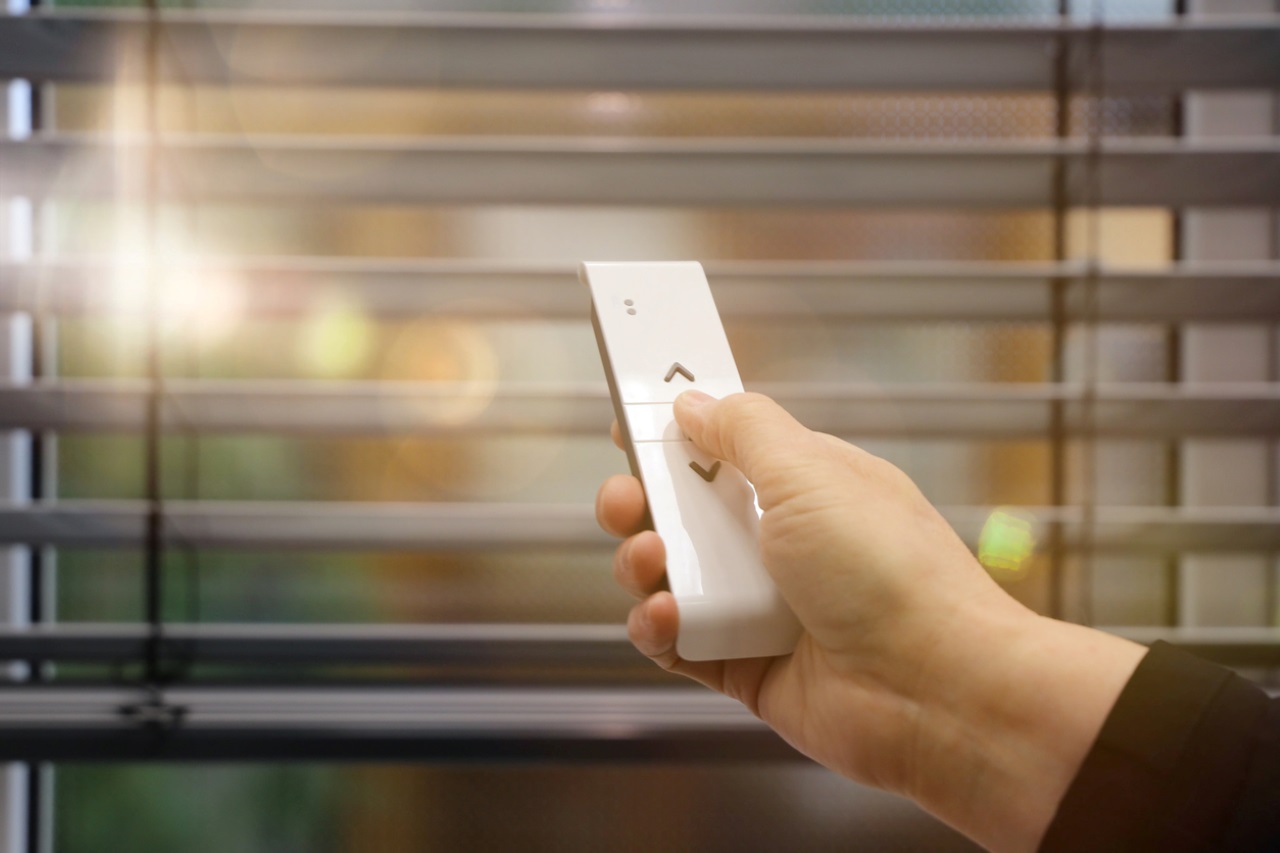 motorised blinds with remote control