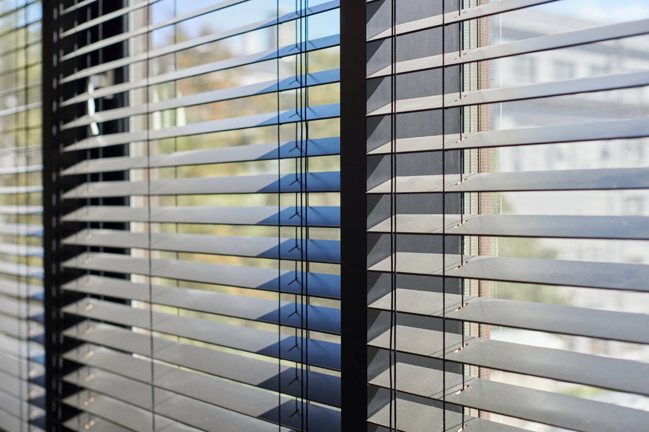 modern wooden blinds